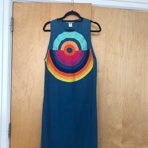 Mara Hoffman Rainbow embroidered dress